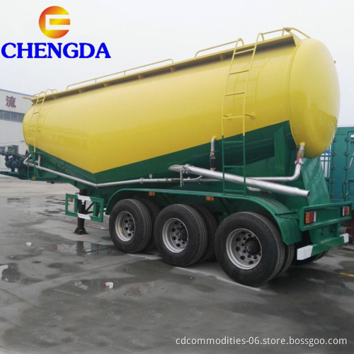Chengda 45m3 54 Ton Six Big Double Rambers تحميل الوزن الأسمنت Semi Semi للبيع